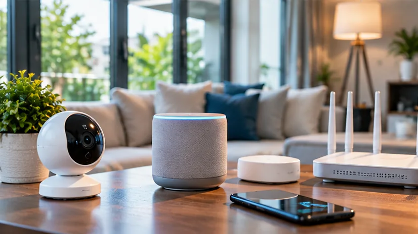 A modern work environment with everyday technology